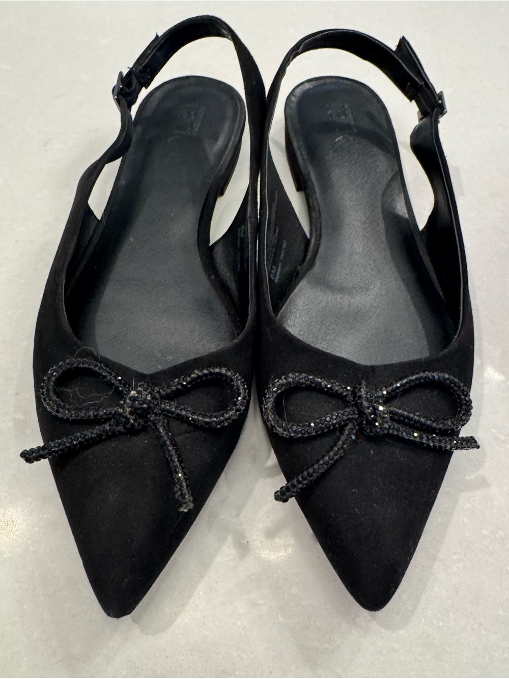 Black Slingbacks